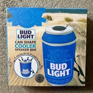 Bud Light Can Shape Cooler Bluetooth Speaker Bag